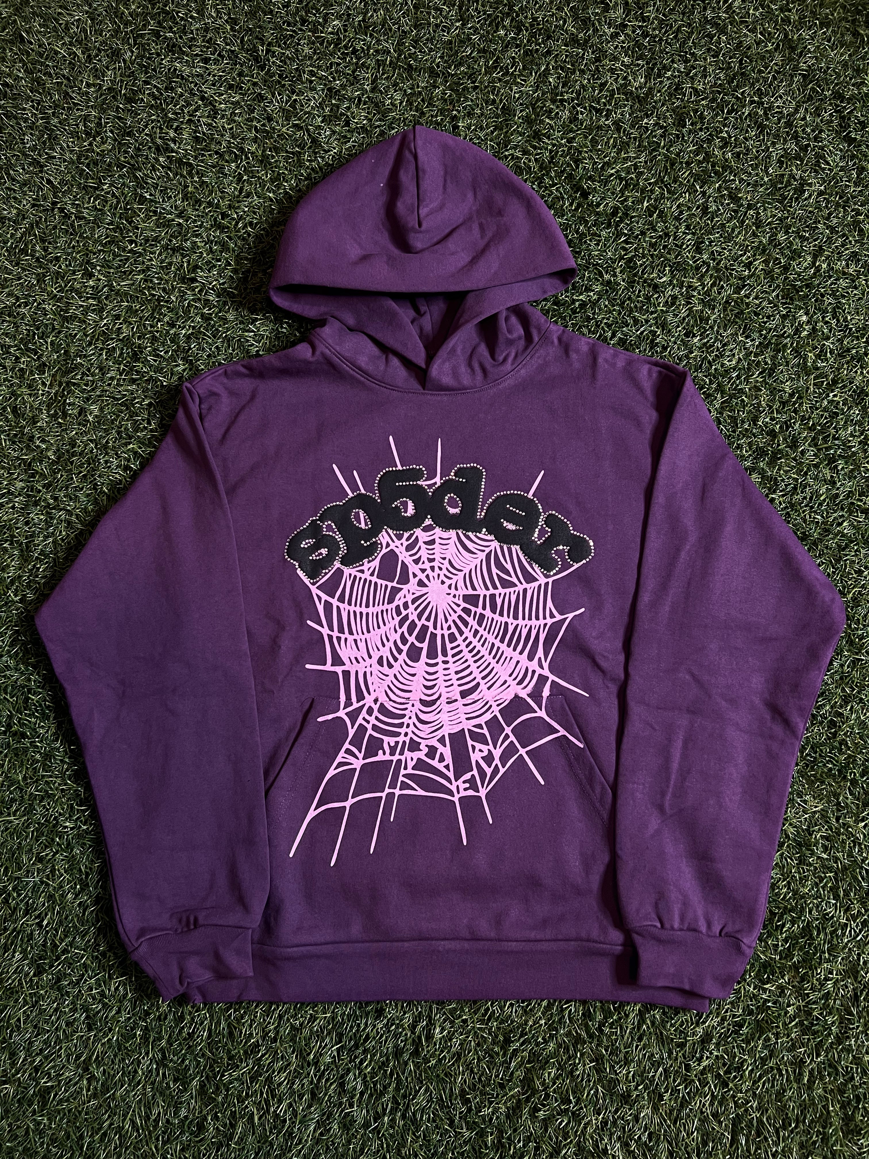 Black cheap purple hoodie