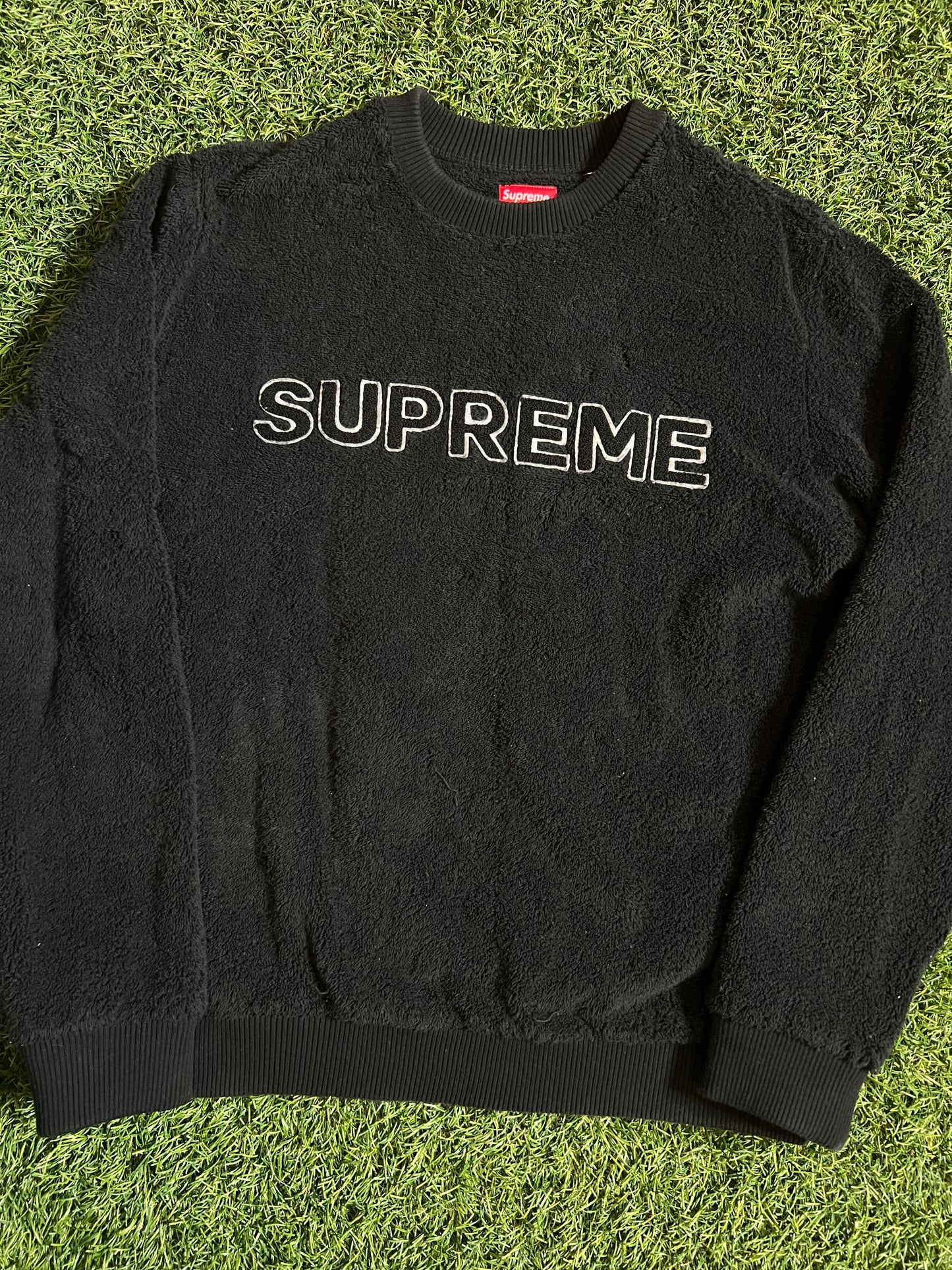 Supreme Towel Crewneck Black *Preowned*