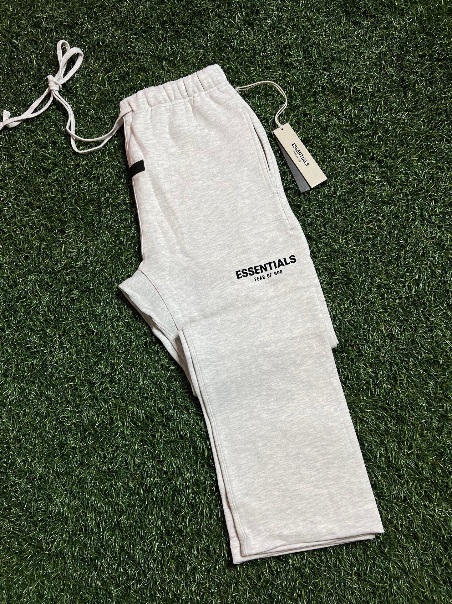 Essentials Light Oatmeal Relaxed Sweatpants (FW22)