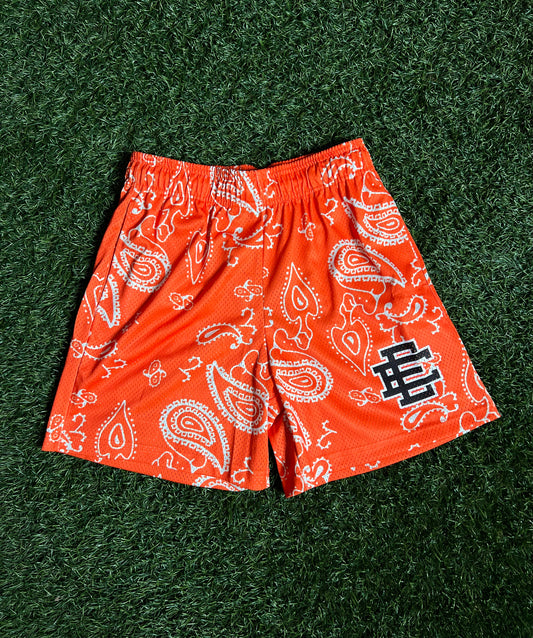 Eric Emmanuel Orange Paisley Short