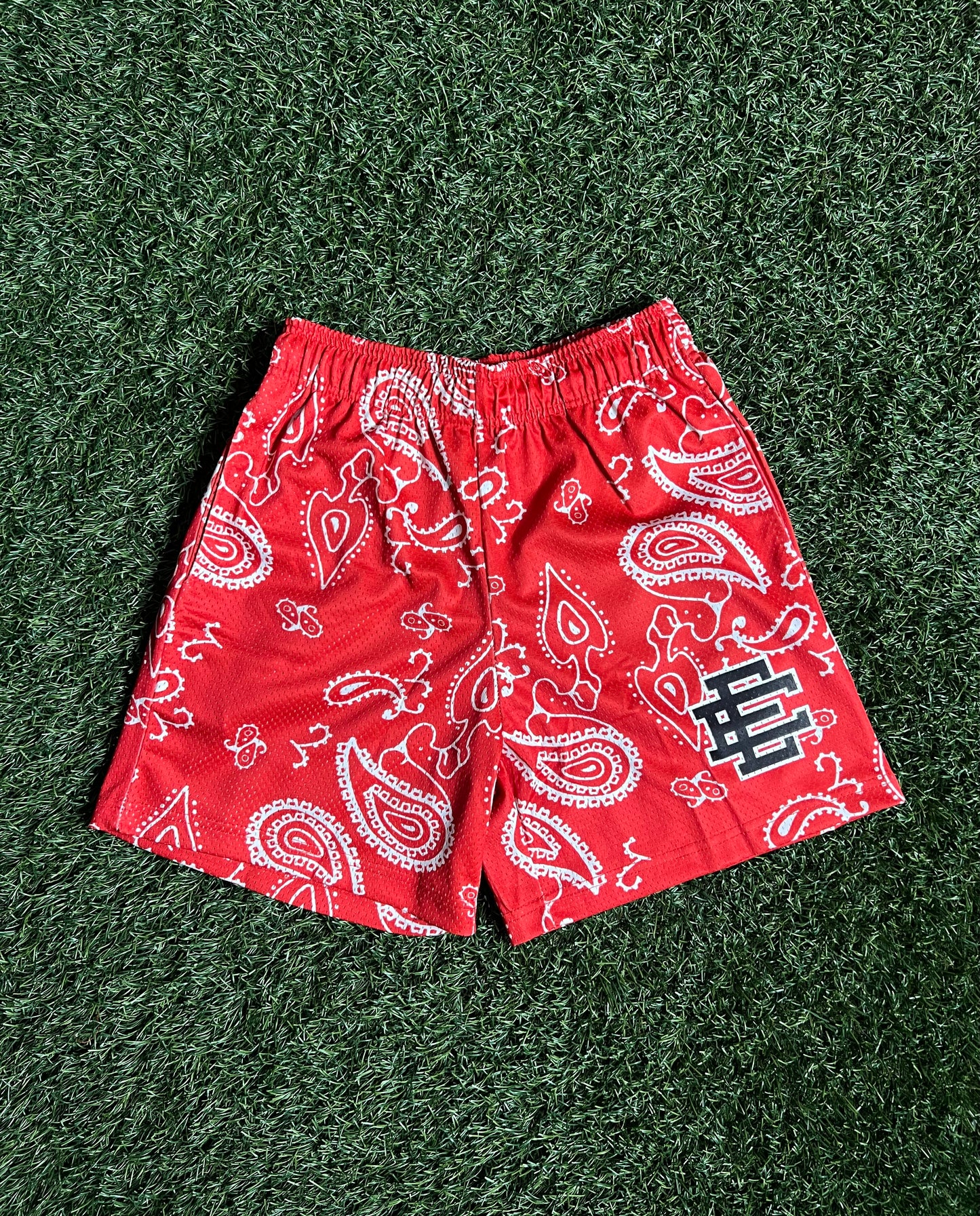 Eric Emmanuel Red Paisley Short