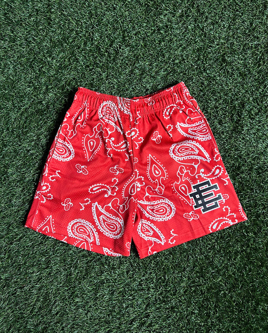 Eric Emmanuel Red Paisley Short