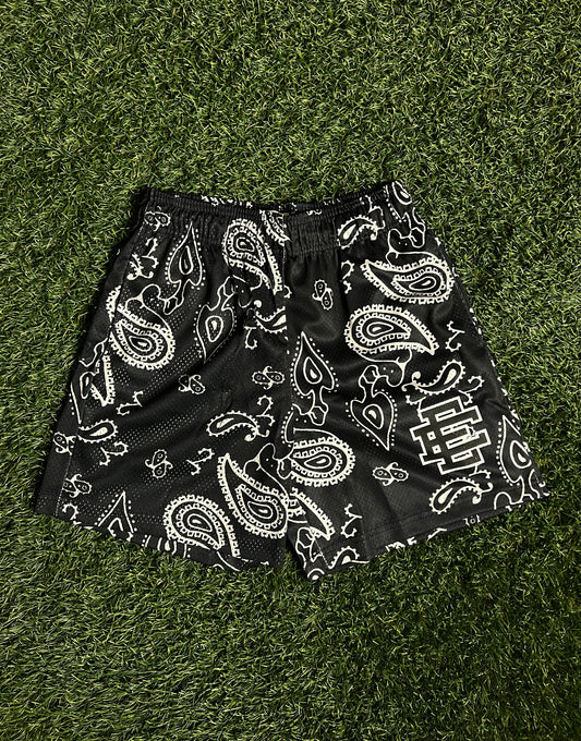 Eric Emmanuel Black Paisley Short