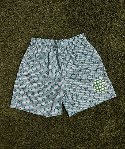 Eric Emmanuel Green Gucci Shorts