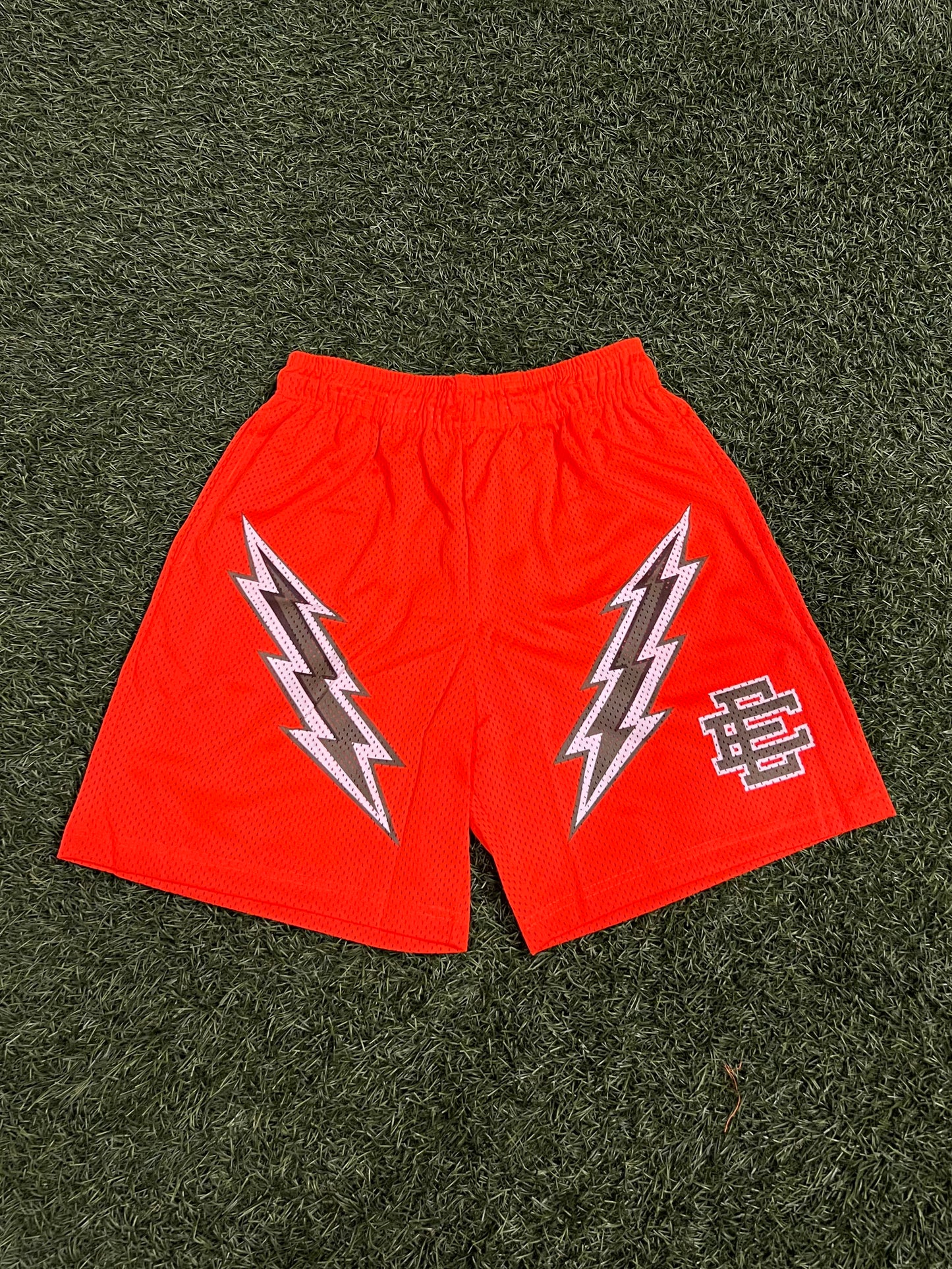 Eric Emmanuel Orange/Green Bolt Short