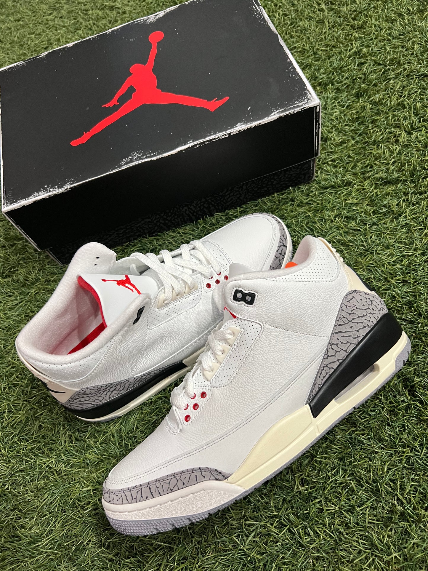 Jordan Retro 3 White Cement Reimagined