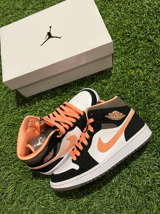 Jordan 1 Mid Peach Mocha