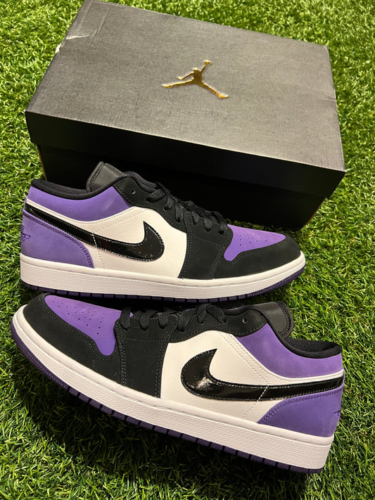 Jordan 1 Low Court Purple