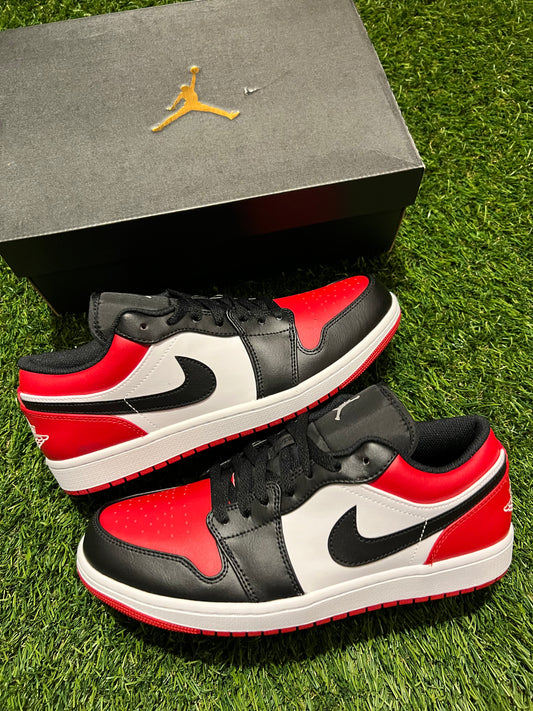 Jordan 1 Low Bred Toe