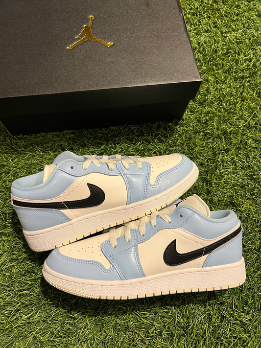 Jordan 1 Low Ice Blue Black